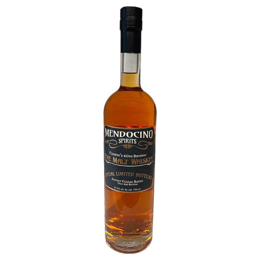Crispin’s 60th Birthday Rye Malt Whiskey in Ancient Cognac Barrel