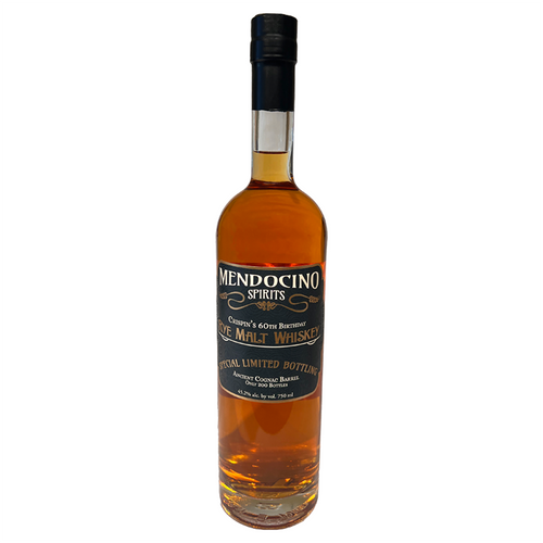 Crispin’s 60th Birthday Rye Malt Whiskey in Ancient Cognac Barrel