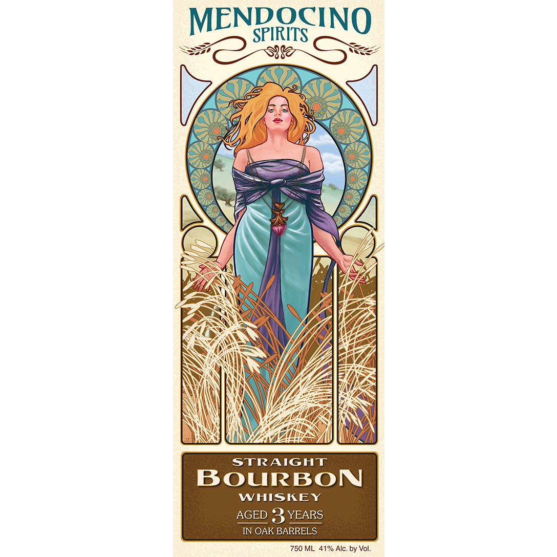 Mendocino Spirits Bourbon Poster
